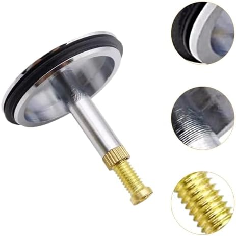 Copper and Stainless Steel Sink Drain Stopper with Rotating Switch Design