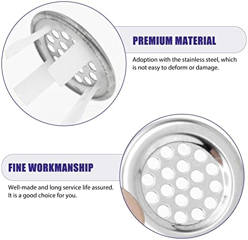 Garneck Stainless Steel Sink Overflow Covers