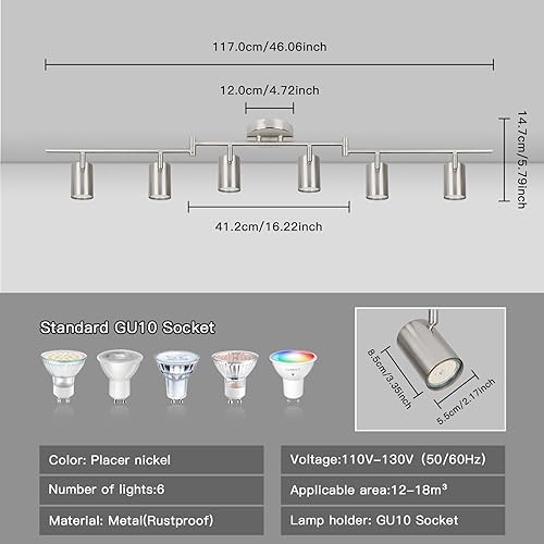 GORDNWE Black Track Lighting