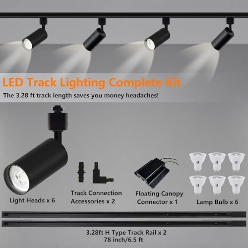 Plug In 3CCT Track Lighting Complete Kit