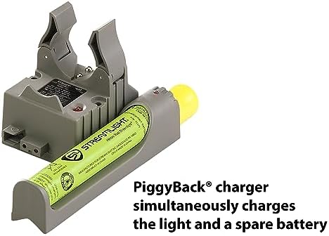 Streamlight PolyStinger DS 385 Lumens DC Charger Piggyback Holder Black