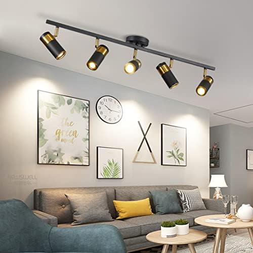 Stylish Matte Black LED Ceiling Track Lights