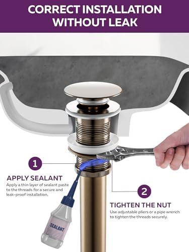 Oil Rubbed Bronze Pop Up Drain Without Overflow