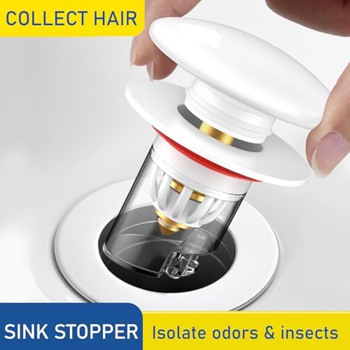 Ceramic Sink Drain Stopper Effortless Odor Control