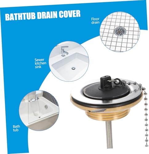 OSALADI Copper Bathroom Sink Drain Plug