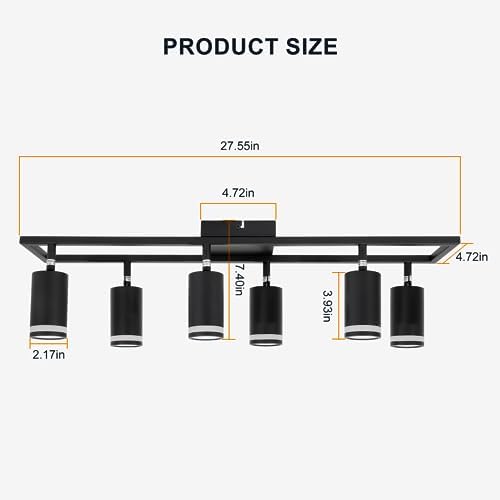 Ketom 6 Light Track Lighting Kit for Modern Kitchens