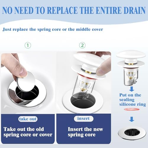 Ceramic Sink Drain Stopper Effortless Odor Control