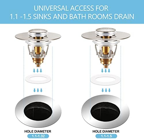 BEECKOOAHigh-Quality Bath Sink Plug With Anti-Clog Function for Efficient Drainage