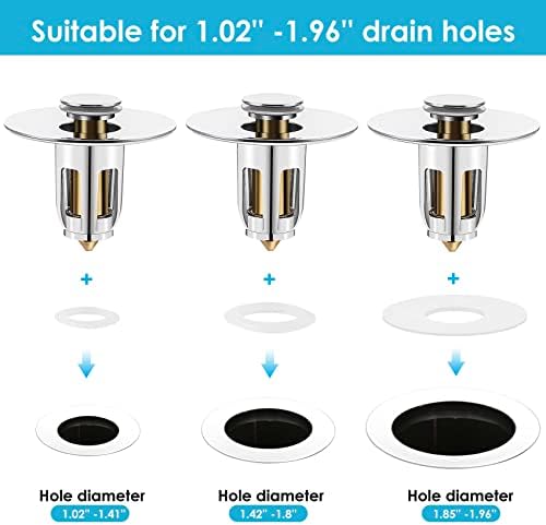 Universal Sink Stopper for clog Prevention