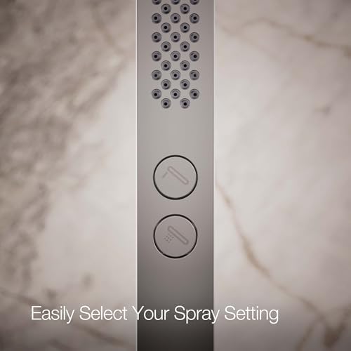KOHLET Two Function Handheld ShowerHead Easy to Clean Vivid Titanium