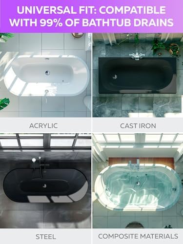 Innovative 2-in-1 Bathtub Drain Stopper