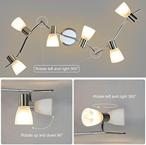 6-Light Flexible Track Ceiling Lighting Kit