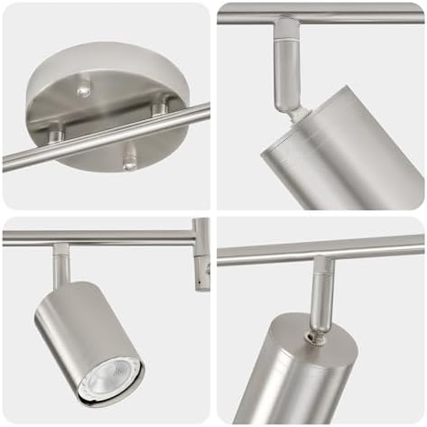 VONLUCE 6-Light LED Track Lighting Kit with Rotating Components