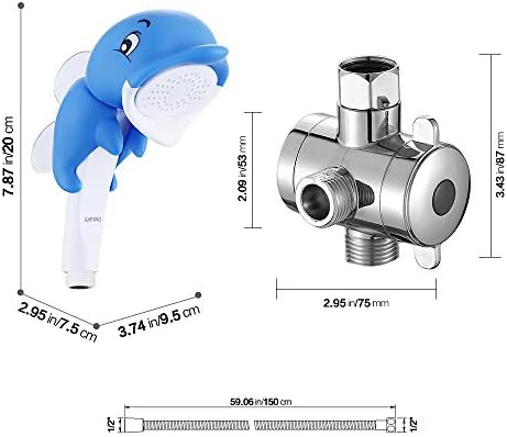 Kaiying Safe Cartoon Handled ShOWER Head for 1-18 Years