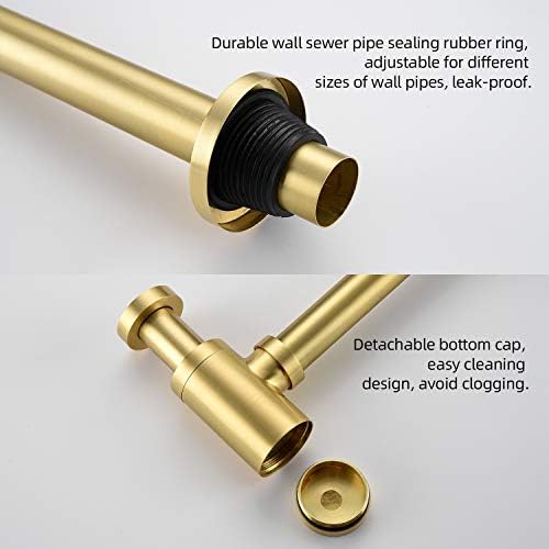 Adjustable Height Vanity Sink Stopper Set