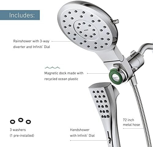 Moen 220C3EP Verso Eight-Function Handheld Showerhead