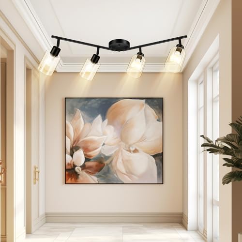 BoostArea 4-Light LED Track Lighting Kit