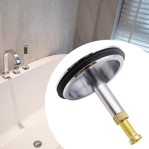 Copper and Stainless Steel Sink Drain Stopper with Rotating Switch Design