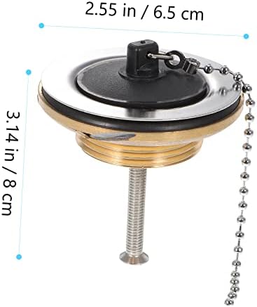 OSALADI Copper Bathroom Sink Drain Plug