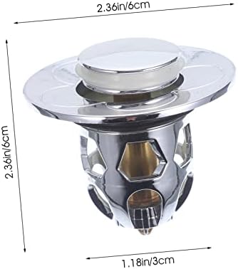 Bath Sink Copper Plug BLockage Prevention Easy_install US HaoSheng Dual Material 300WV6