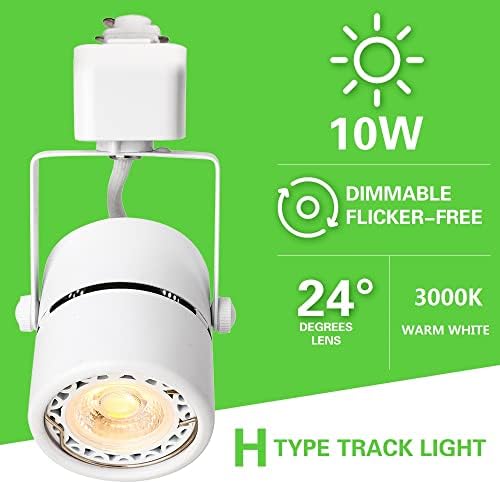 10W H Track Lighting Heads Dimmable LED Track Light Heads Maintain Elegance