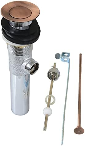 Upscale 22-Gauge Brass Pop-Up Drain Durable Elegant Design