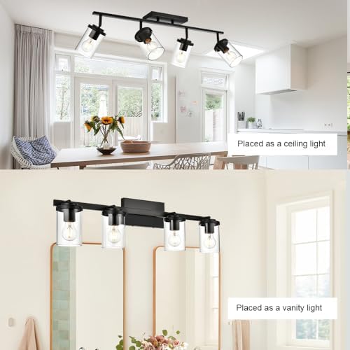 BONLICHT Rustic Industrial Ceiling Lighting Kit