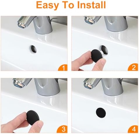 High-Quality Sink Overflow Rings Uxicell Barbara 2Pcs Overflow Cover Basin Trim