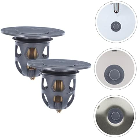 Angoily Copper Bathroom Sink Drain Plug Set