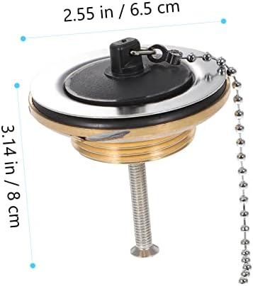 Angoily Copper Sink Bathtub Drain Stopper Durable Easy to Install