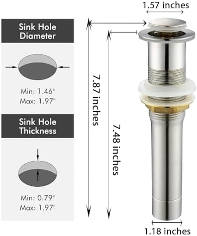 Bathroom Sink Drains Set