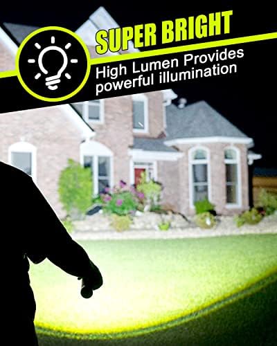 Victor Rechargeable LED Flashlight 10000 Lumens Waterproof 10-Hour Battery