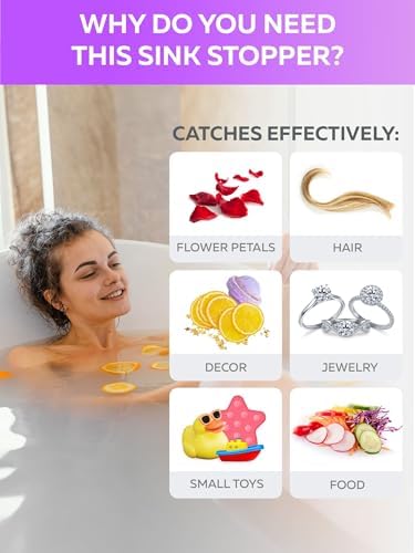 Innovative 2-in-1 Bathtub Drain Stopper