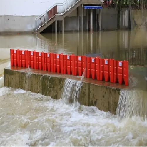 Flood Protection Barriers ABS Red Set