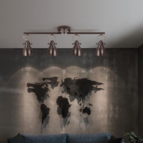 Bright warm sleek 4-light track kit