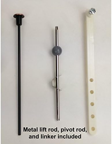 Durable Plastic Bath Sink Drain with Oil Rubbed Bronze Finish