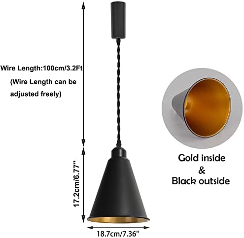 3-Piece Adjustable Pendant Light for Entryways