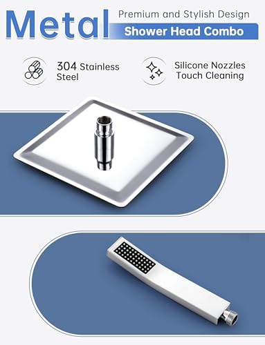 Durable Dual Shower Head Set for Home Use