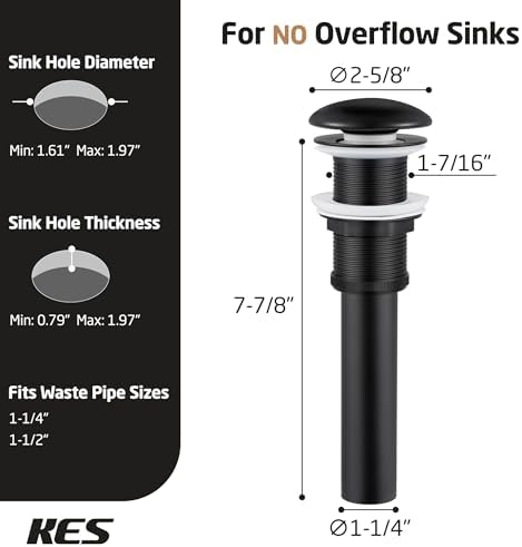 Why Our KES Ceramic Sink Drain is the Ultimate Solution