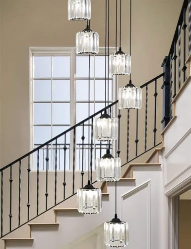 Luxury Duplex Spiral Chandelier for Home