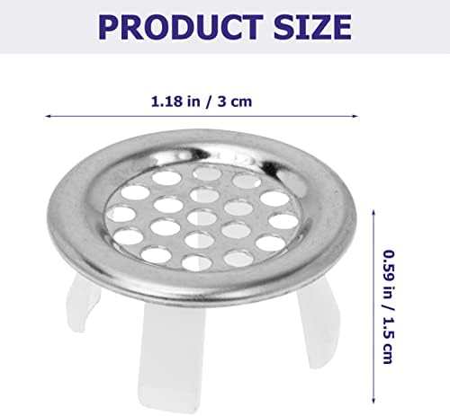 Garneck Stainless Steel Sink Overflow Covers