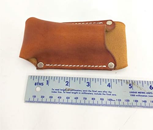 Leather Flashlight Holster for Nebo Slyde Dark Brown