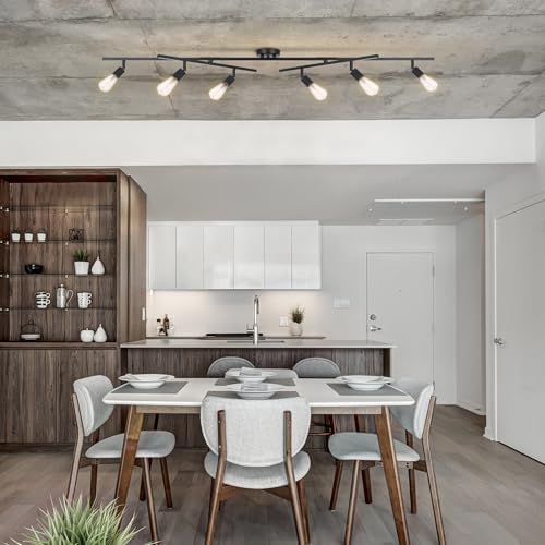 Versatile Durable 6-Light Swivel Track Lighting
