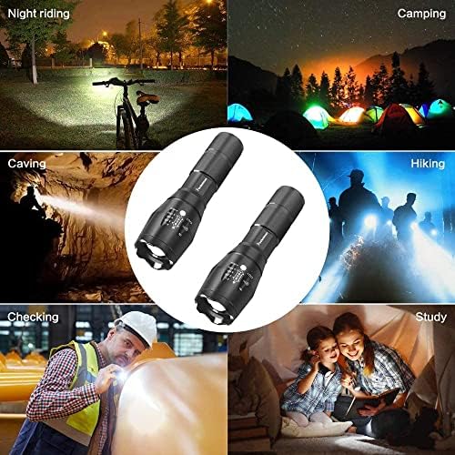 MODOAO 3-Pack Bright Flashlights