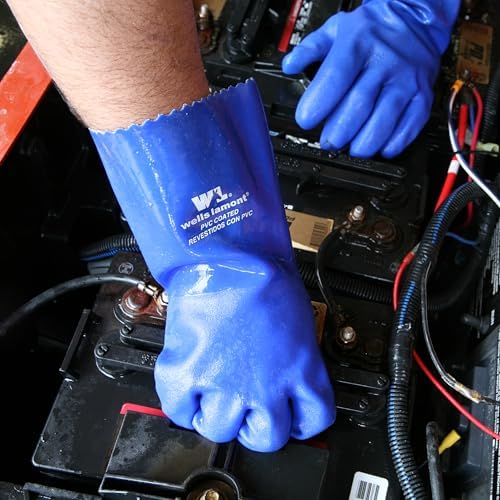 Wells Lamont Heavy-Duty Work Gloves Liquid Chemical Resistant