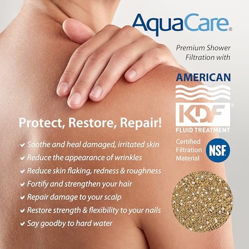 Experience Crystal Clear with AquaCare 4X High Pressure Nickel Shower Head