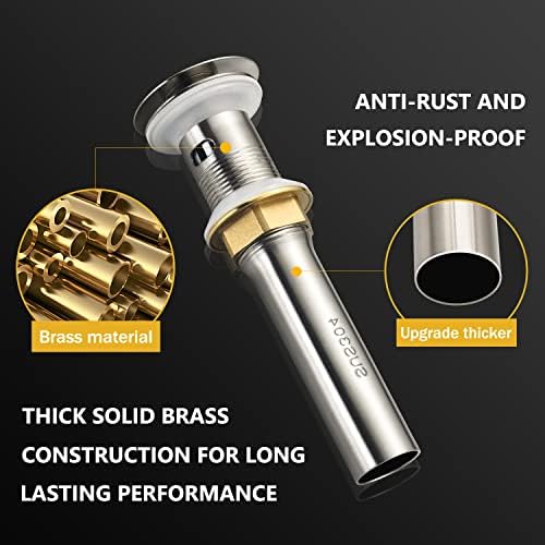Yodel Bathroom Sink Drain with Hair Catcher