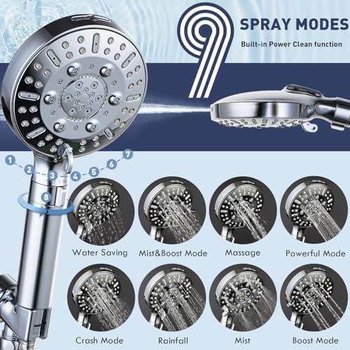 Filtered High-Pressure Shower Head