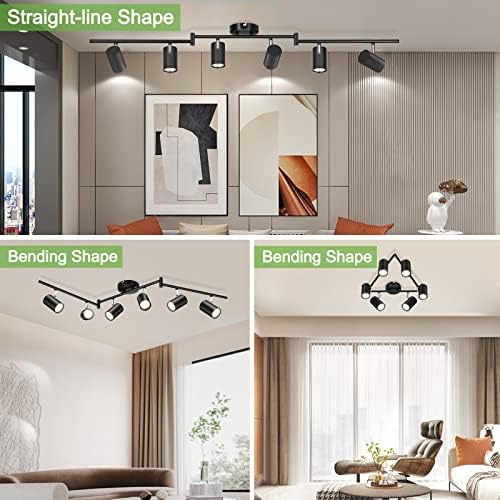 Modern 6-Light Track Lighting Kit