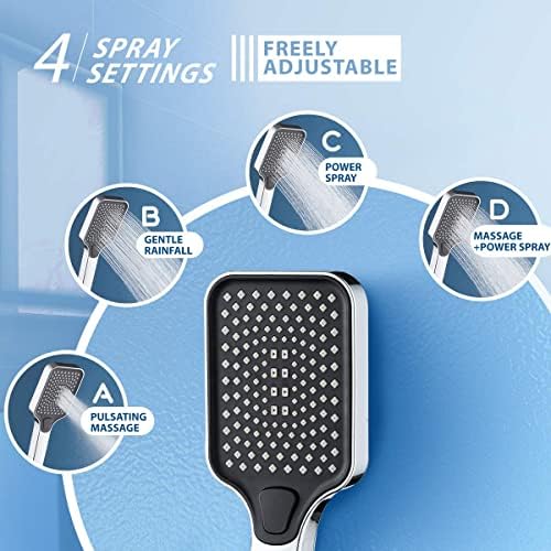 Handheld Shower Head for Massaging Cleaning